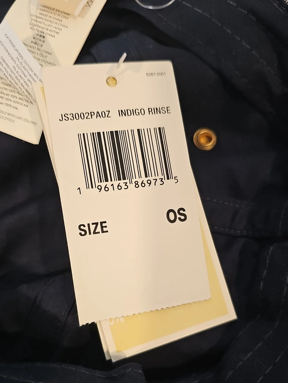 Michael Kors Indigo Rinse Bucket Hat MSRP $70
